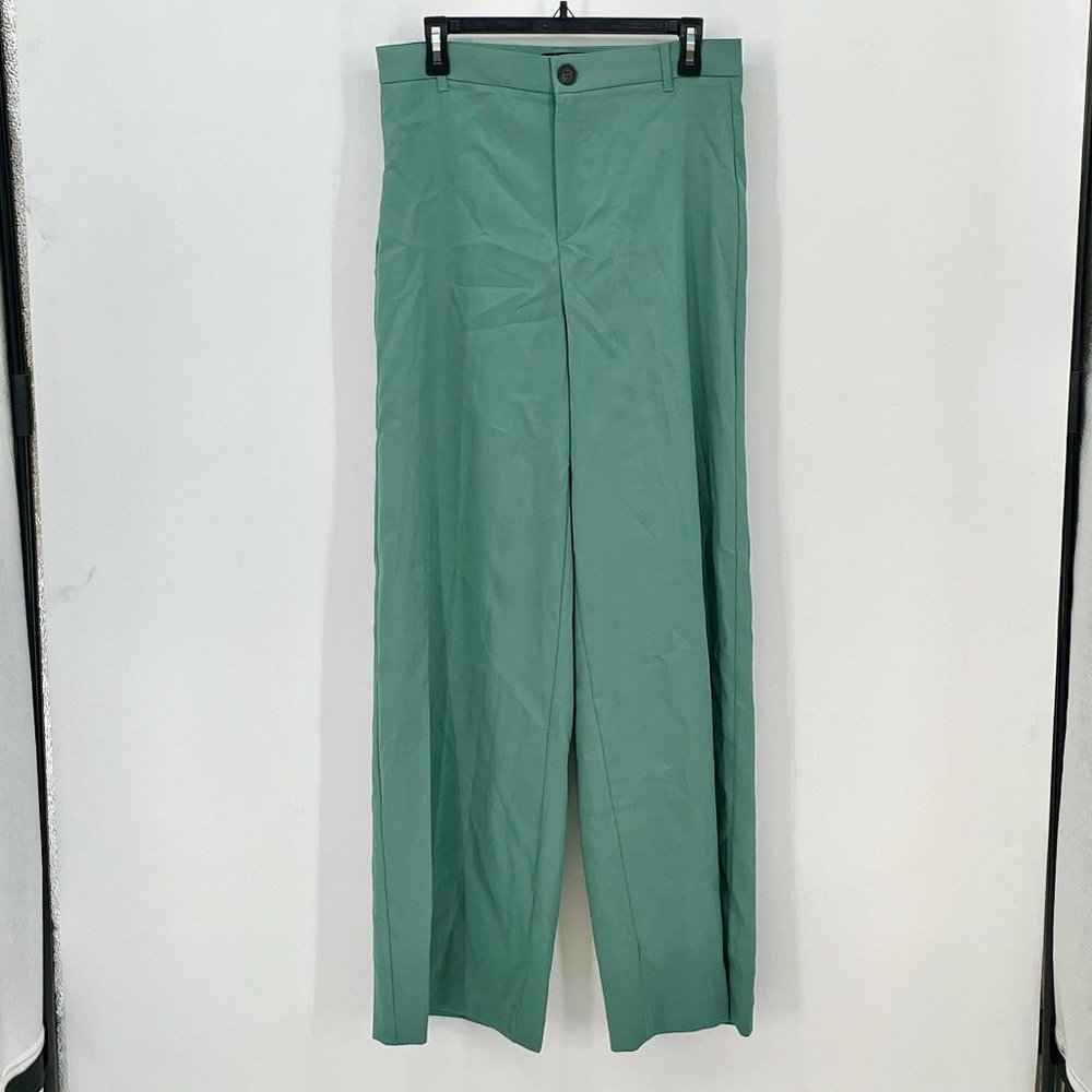 Women's Zara Full Length Pants in Green, Size Large